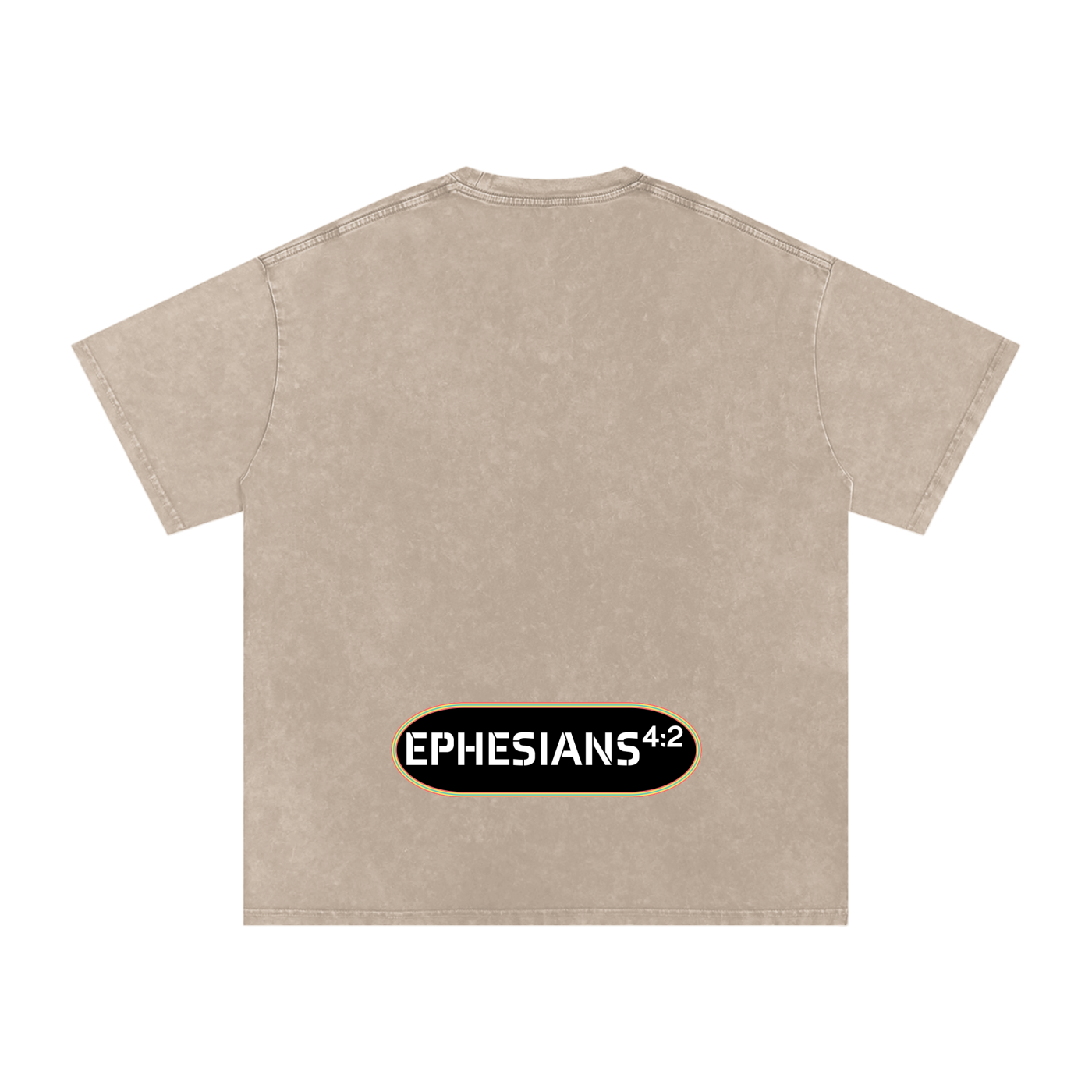 Be Humble S1 Snow Washed Oversized Cotton T-Shirt