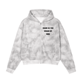 Created S2 Dirty Washed Zip-Up Fleece Hoodie