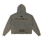 Be Humble S1 Vintage Washed Frayed-Hem Hoodie