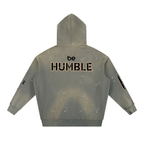 Be Humble S1 Vintage Washed Frayed Fleece Hoodie
