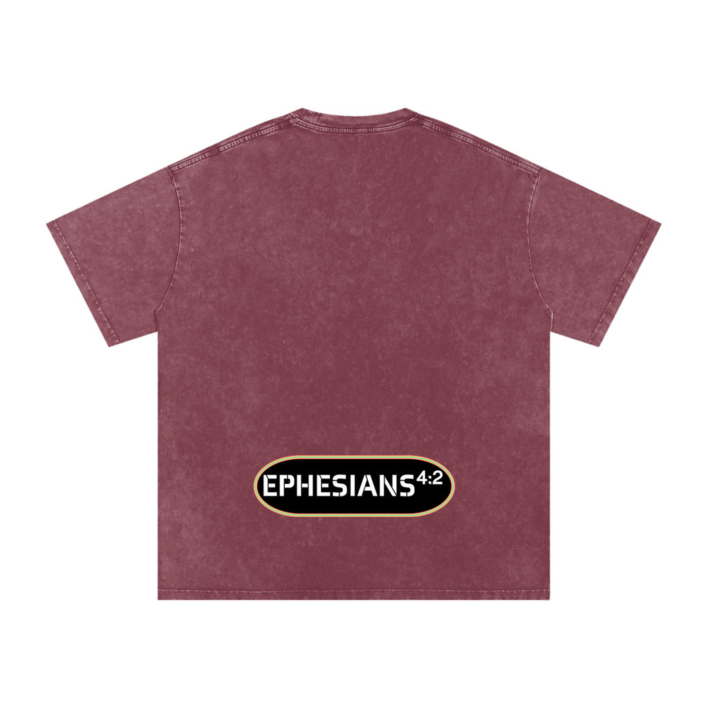 Be Humble S1 Snow Washed Oversized Cotton T-Shirt