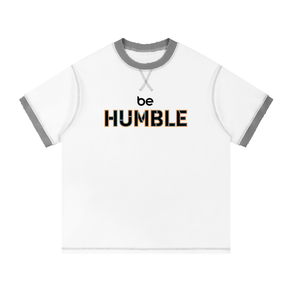 Be Humble S1 Contrast-Stitched Cotton T-Shirt