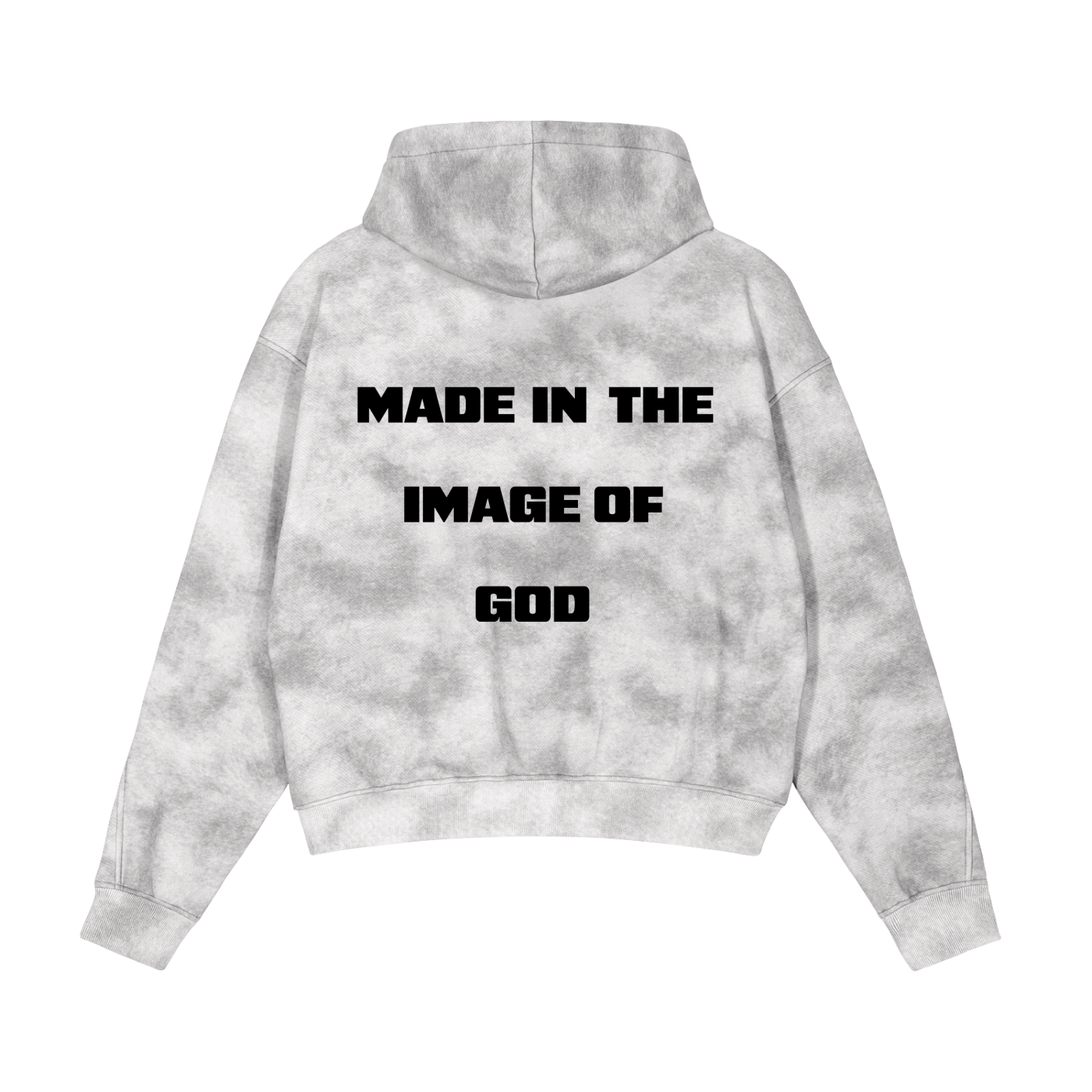 Created S2 Dirty Washed Zip-Up Fleece Hoodie