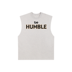 Be Humble S1 Raw Edge Cotton Tank Top