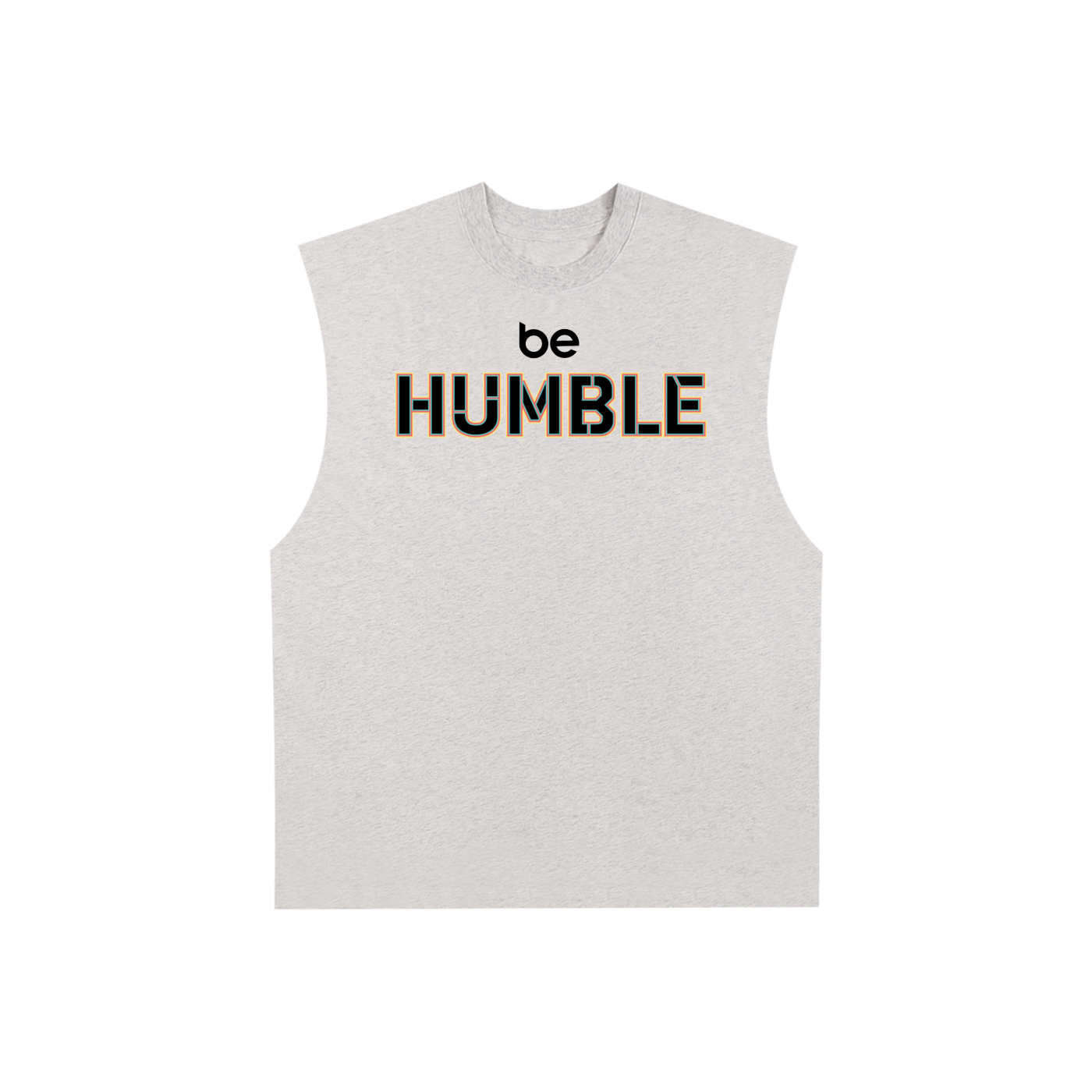 Be Humble S1 Raw Edge Cotton Tank Top