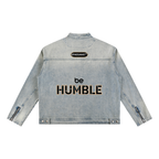 Be Humble S1 Vintage Wash Zip Denim Jacket