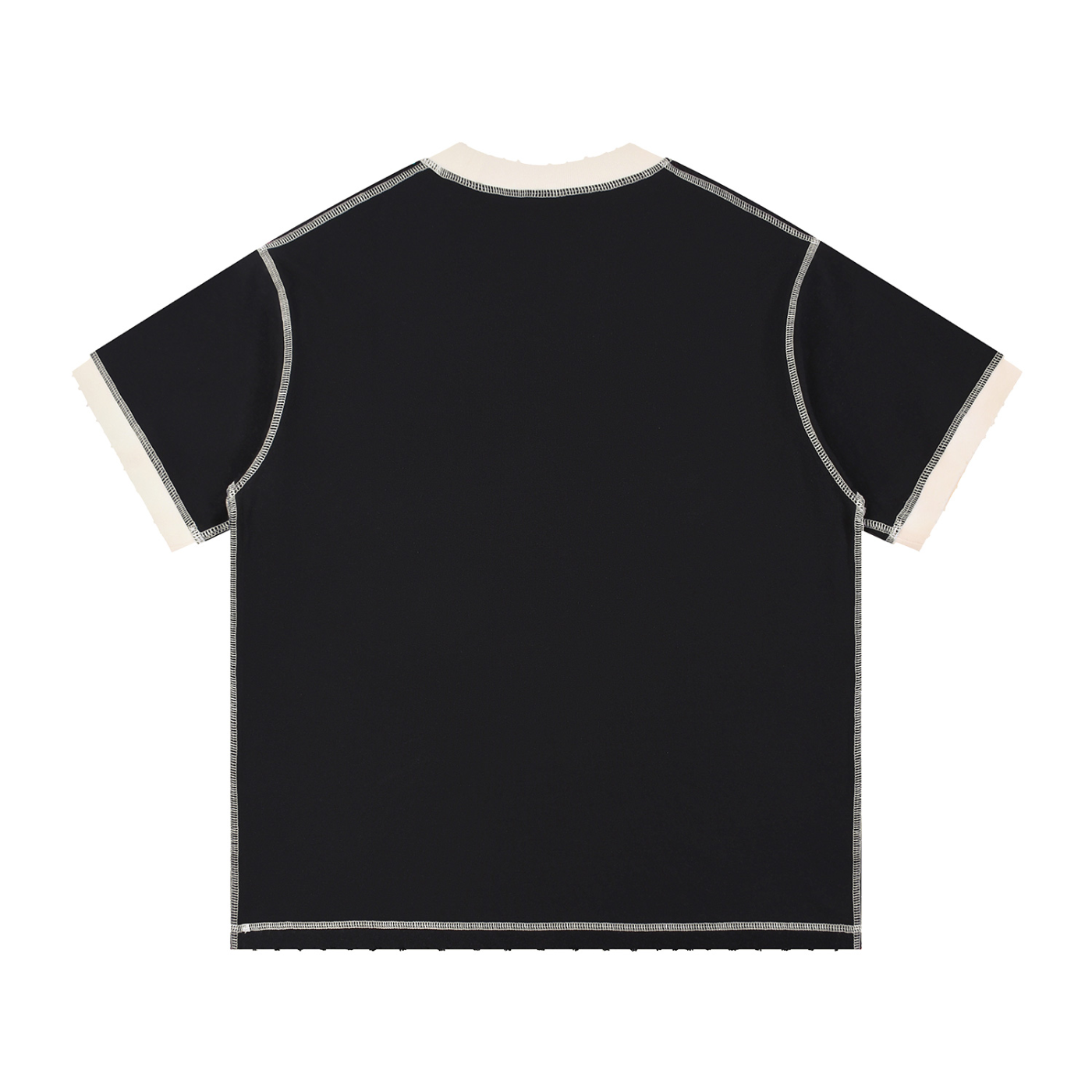 Pray S5 Contrast-Stitched Cotton T-Shirt