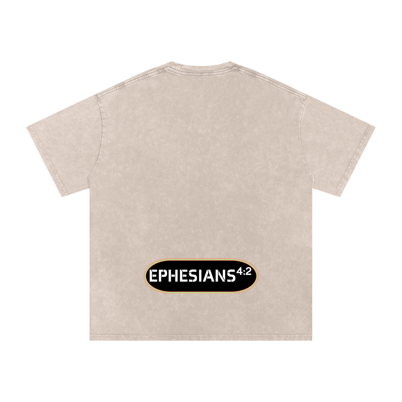 Be Humble S1 Snow Washed Oversized Cotton T-Shirt