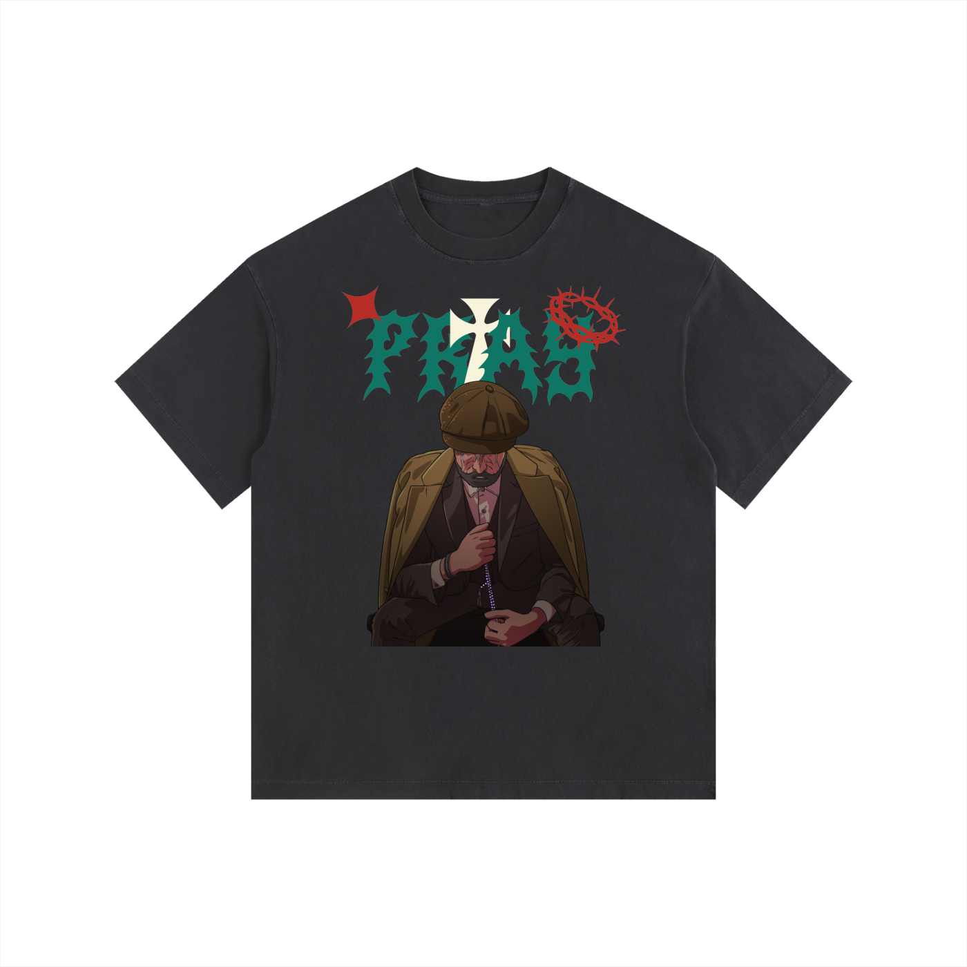 Oversize Tee,Pray,Tee,New Arrivals