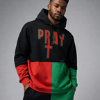Pray S7 Hoodie Green.Red