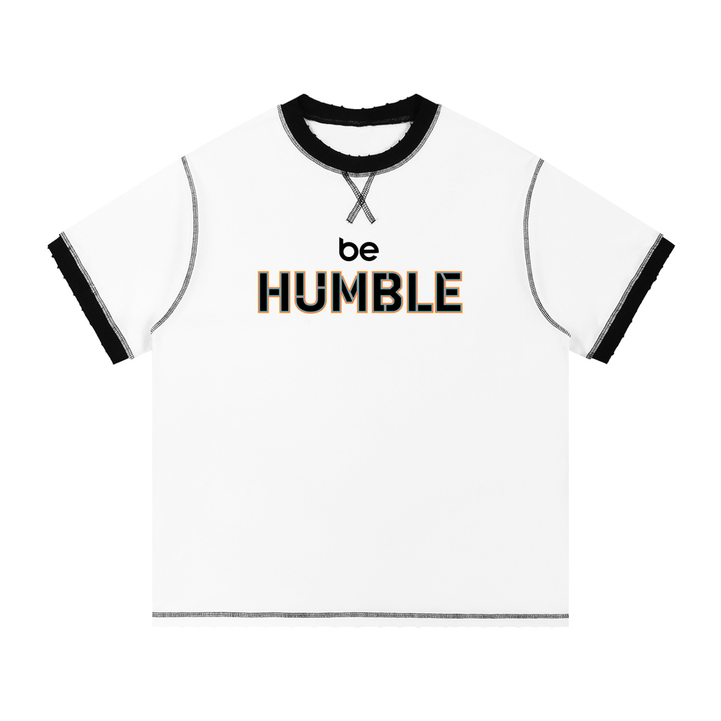 Be Humble S1 Contrast-Stitched Cotton T-Shirt