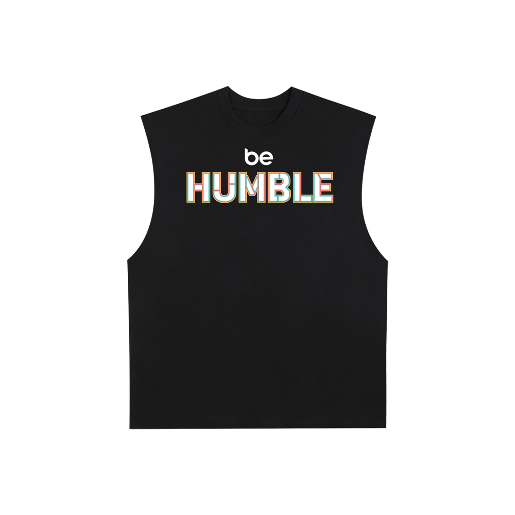 Be Humble S1 Raw Edge Cotton Tank Top