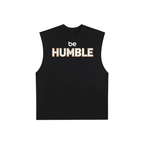Be Humble S1 Raw Edge Cotton Tank Top