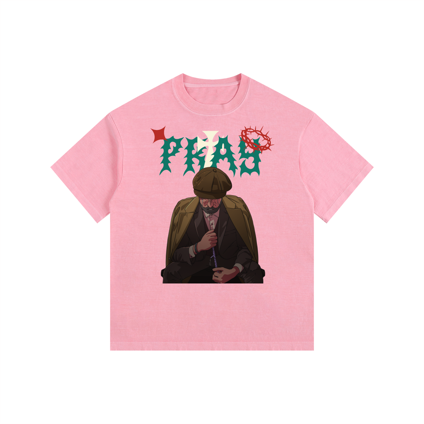 Oversize Tee,Pray,Tee,New Arrivals