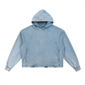 Be Humble S1 Vintage Washed Frayed-Hem Hoodie
