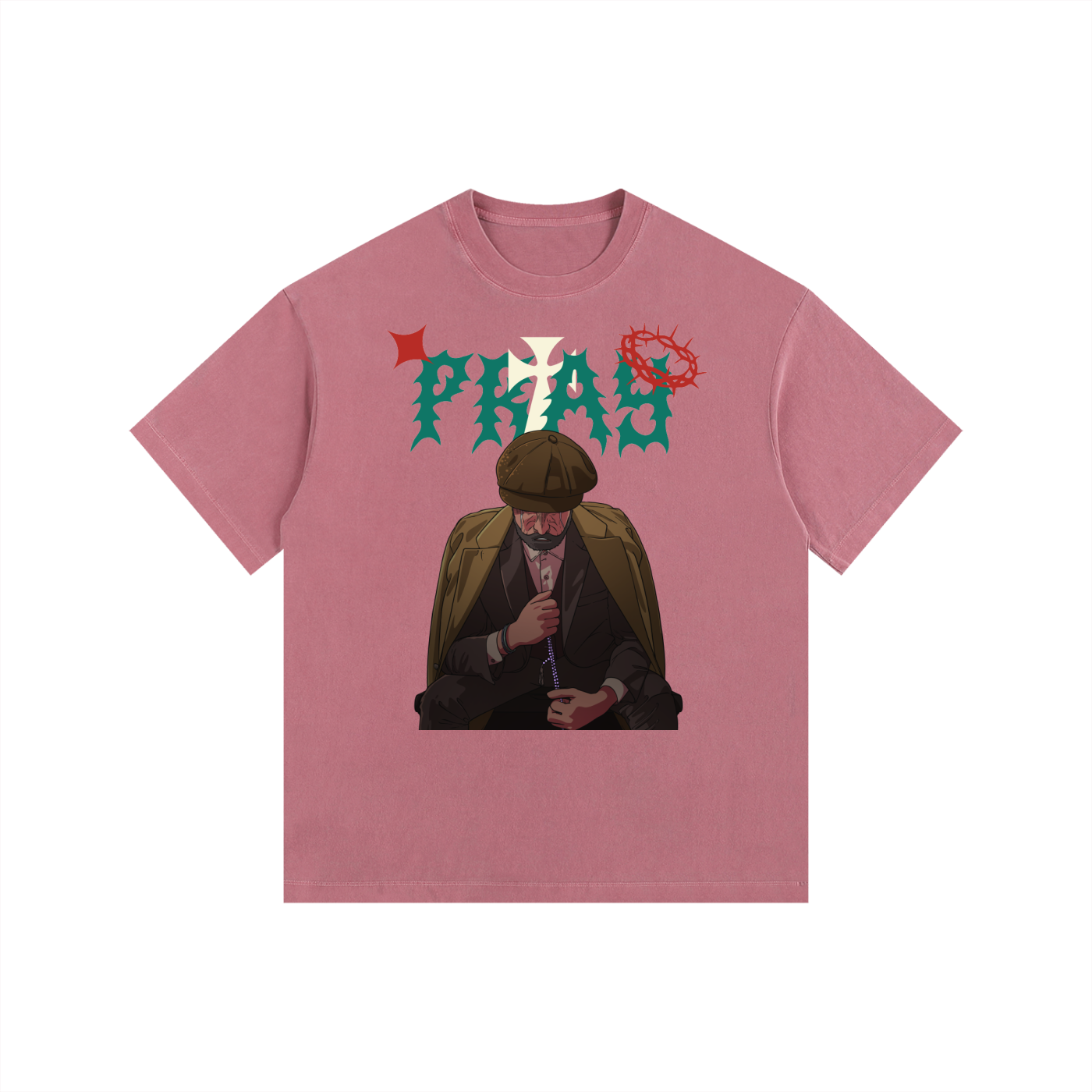 Oversize Tee,Pray,Tee,New Arrivals