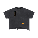 Team Jesus S1 Boxy Distressed Hem T-Shirt