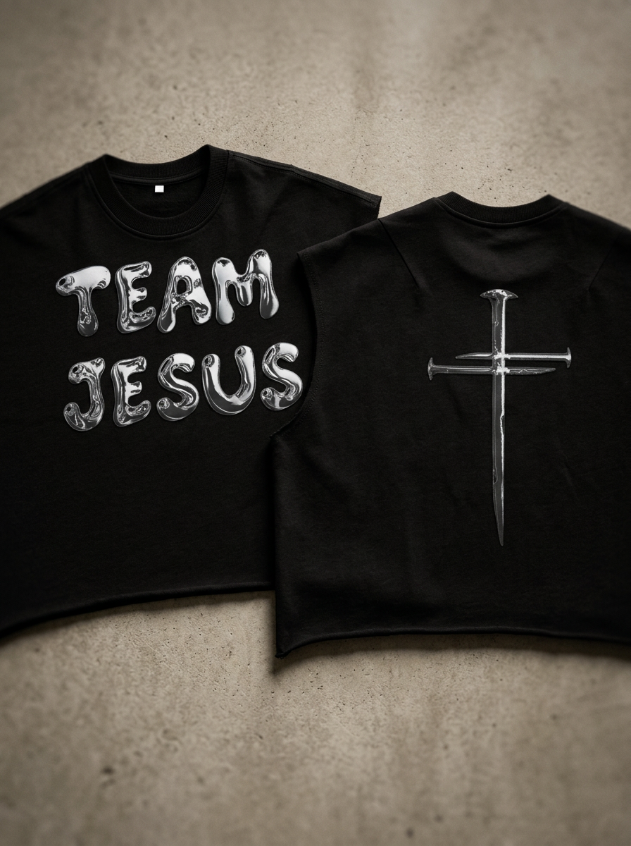 Team Jesus Boxy Tank Top